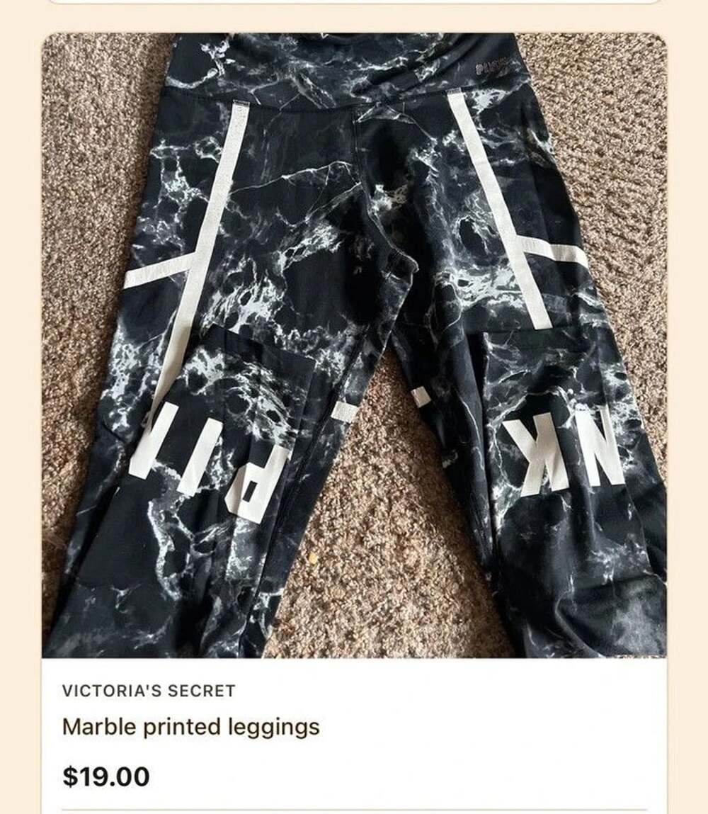 Victoria secreta Marble Printed Leggings